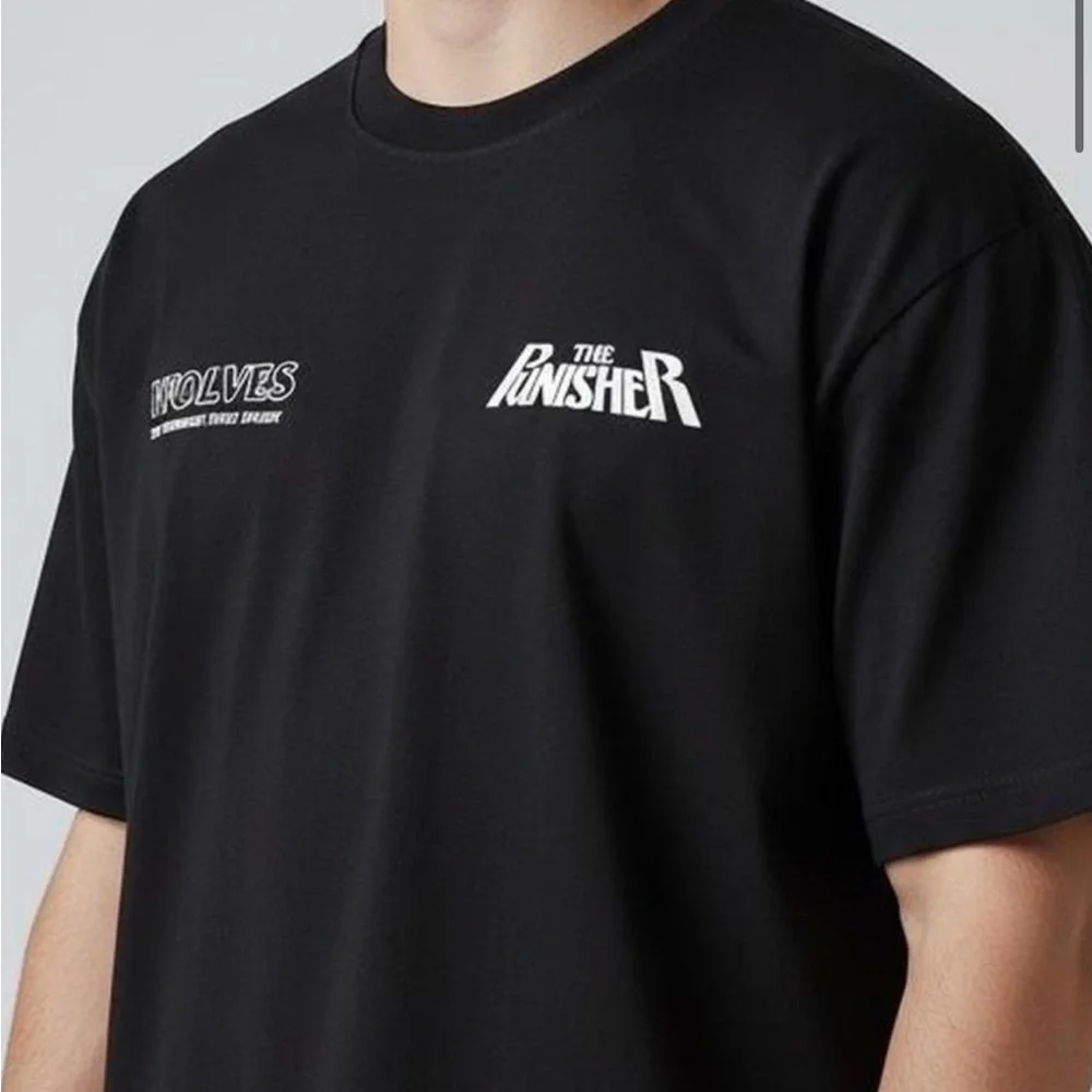 Darc Sport Black Punisher Wolves Tee - Picture 2 of 5